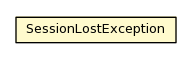 Package class diagram package SessionLostException